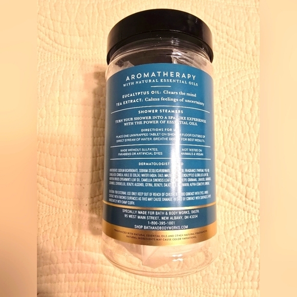 NWT Bath & Body Works Shower Steamers Eucalyptus + Tea - Picture 2 of 2
